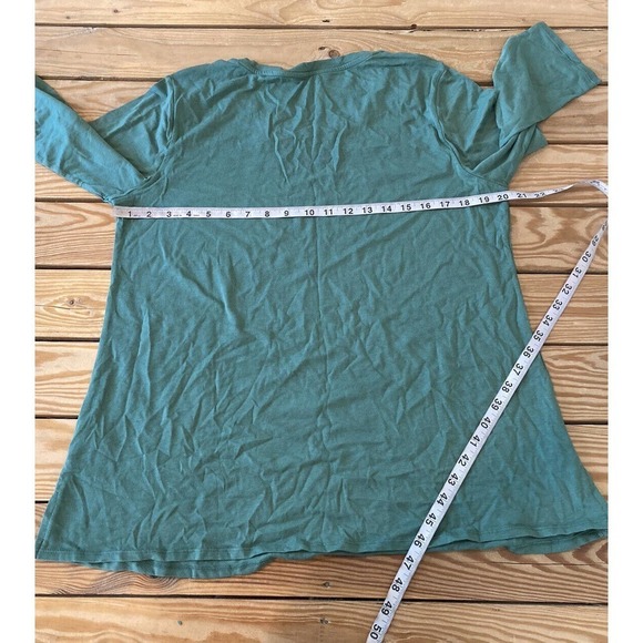 NEW Cuddl Duds Set of 2 3/4 Sleeve Tops Size Large Women’s Peach Ivy - Picture 8 of 10